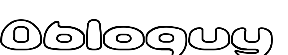 Obloquy Outline (BRK) Font Download Free