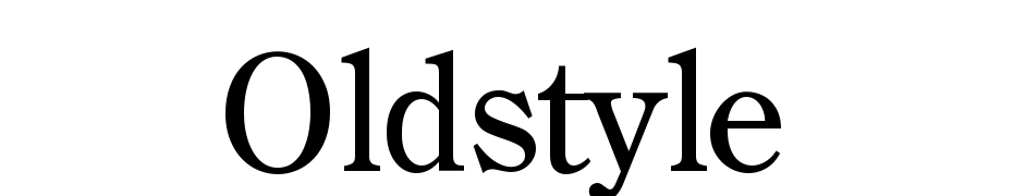 Old Style Classic Font Download Free