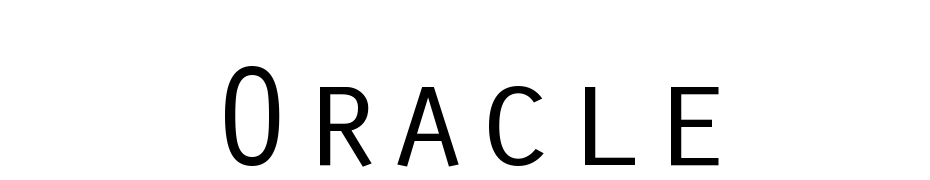 Oracle Regular Font Download Free