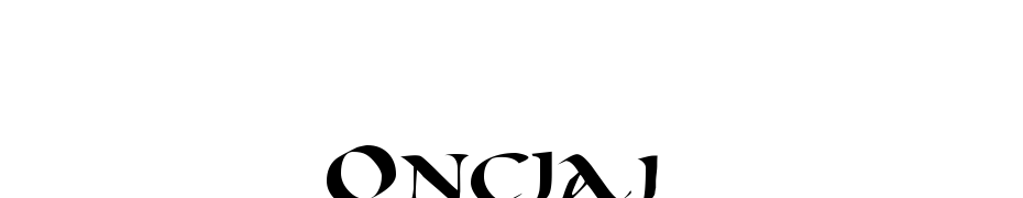 Oncial Font Download Free