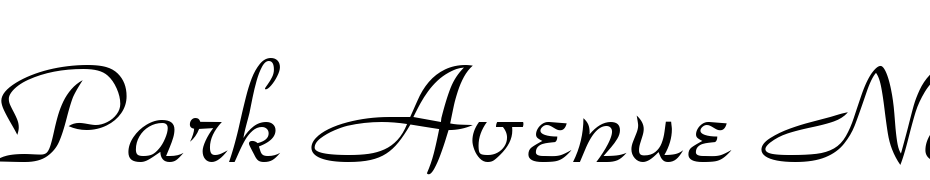 Park Avenue Normal Font Download Free