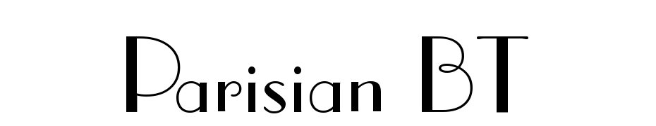 Parisian BT cкачати шрифт безкоштовно