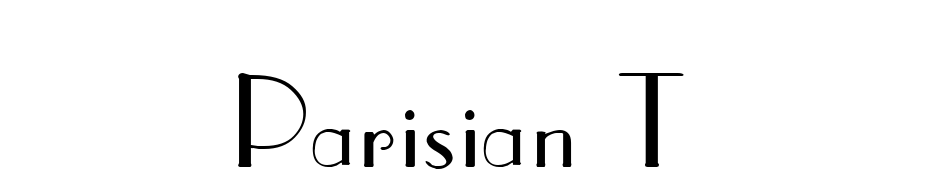 Parisian T Font Download Free