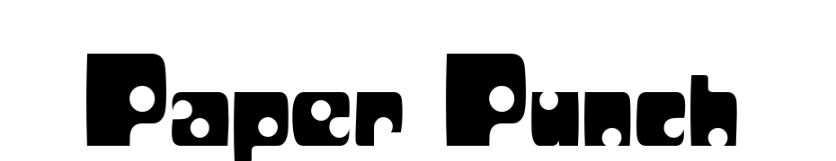 Paper Punch Font Download Free
