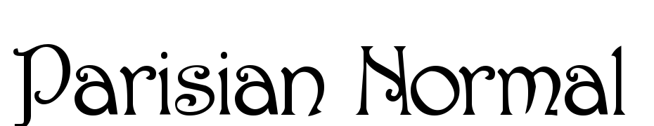 Parisian Normal Font Download Free