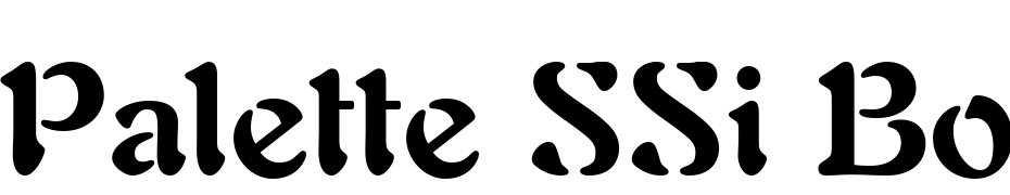 Palette SSi Bold Font Download Free
