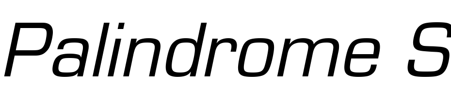Palindrome SSi Italic Font Download Free