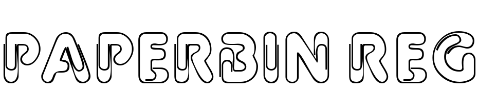 Paperbin Regular DB Font Download Free