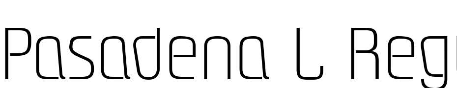 Pasadena L Regular Font Download Free