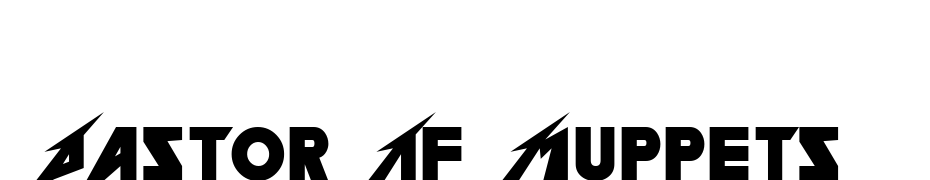 Pastor Of Muppets Font Download Free