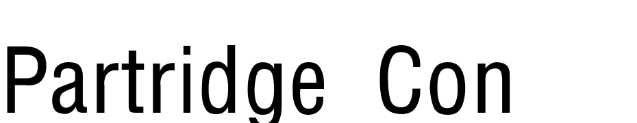 Partridge Condensed Thin Font Download Free