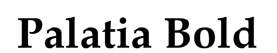 Palatia Bold Font Download Free
