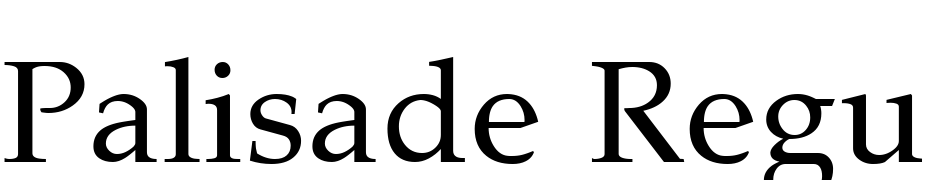 Palisade Regular Font Download Free