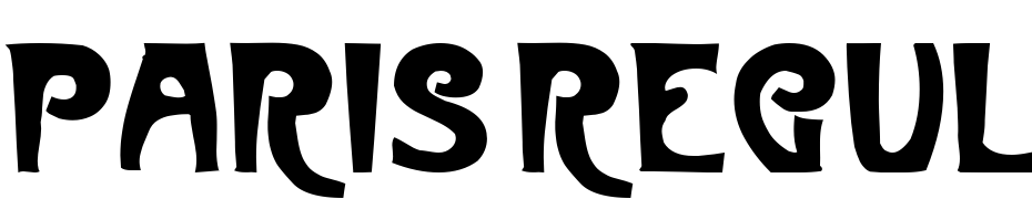 Paris Regular Font Download Free