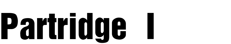 Partridge Inserat Roman Semi Bold Font Download Free