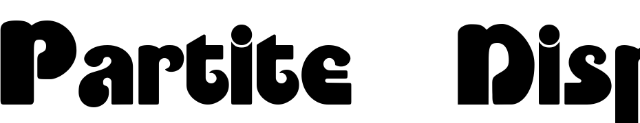 Partite Display SSi Font Download Free