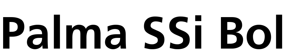 Palma SSi Bold Font Download Free