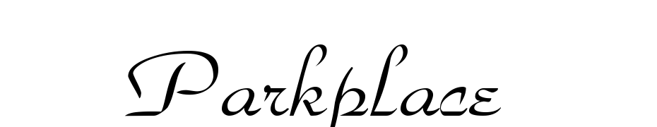 Parkplace Font Download Free