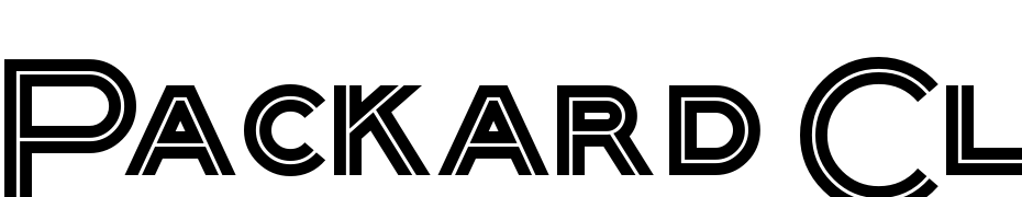 Packard Clipper NF Font Download Free