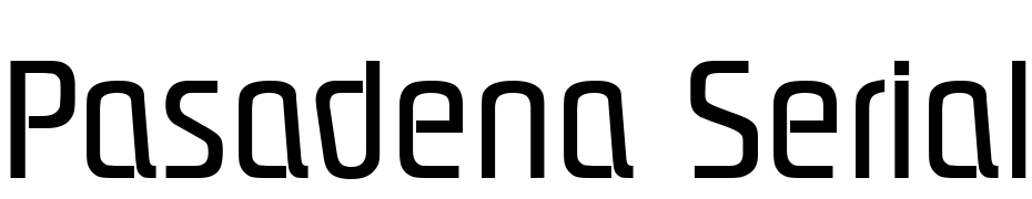 Pasadena Serial Regular DB Font Download Free
