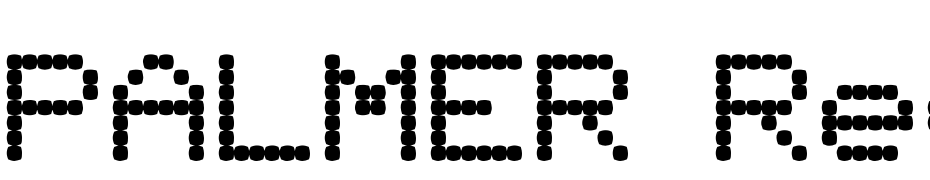 PALMER Regular Font Download Free