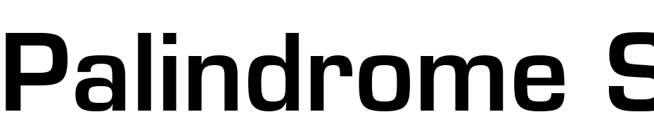 Palindrome SSi Semi Bold Font Download Free