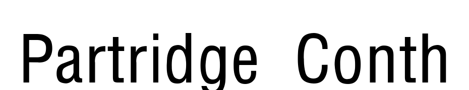 Partridge Conth Font Download Free