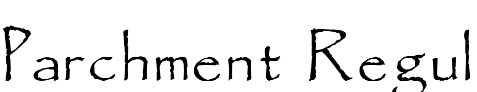 Parchment Regular Font Download Free