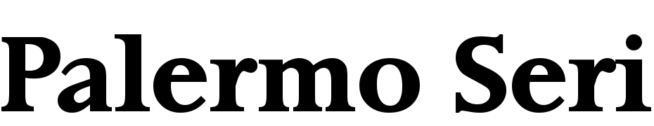 Palermo Serial Bold DB Font Download Free