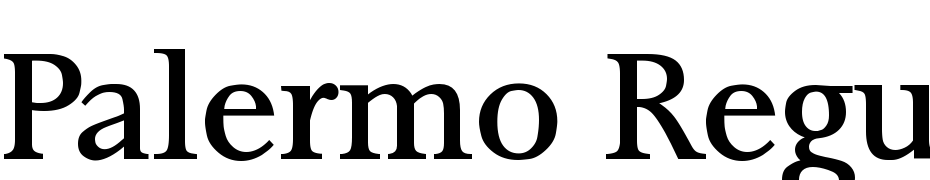 Palermo Regular Schrift Herunterladen Kostenlos
