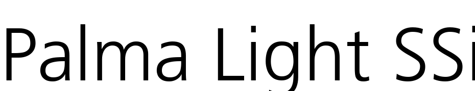 Palma Light SSi Light Font Download Free