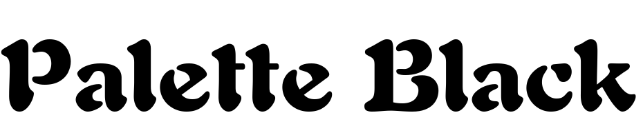 Palette Black SSi Black Font Download Free