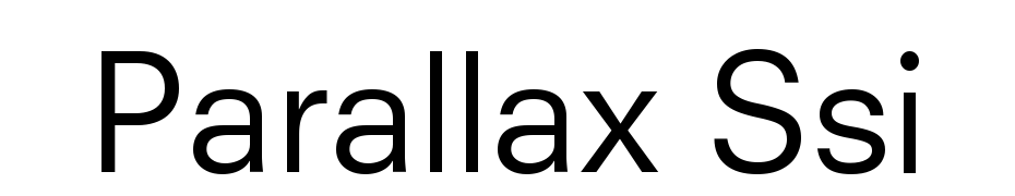 Parallax Ssi Schrift Herunterladen Kostenlos
