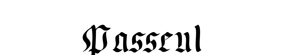 Passeul Font Download Free