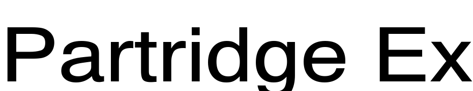 Partridge Ext No Font Download Free