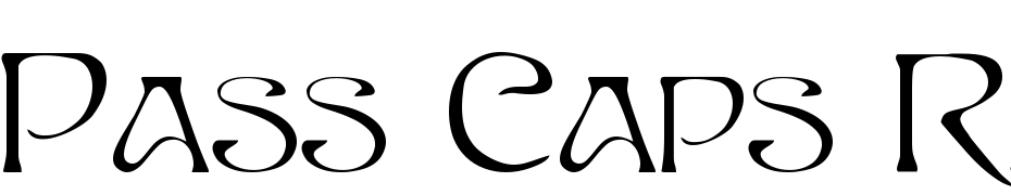 Pass Caps Font Download Free