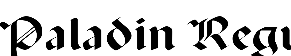 Paladin Regular Font Download Free