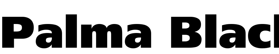 Palma Black SSi Extra Black Font Download Free