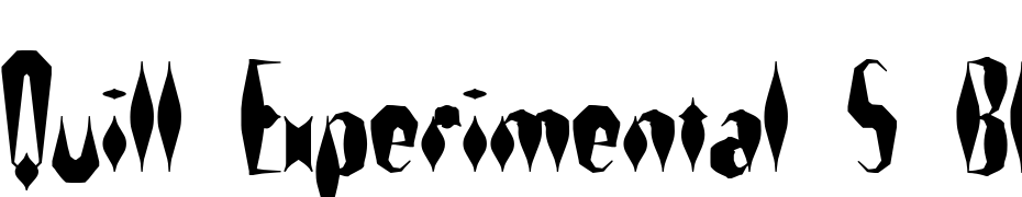 Quill Experimental S BRK Font Download Free