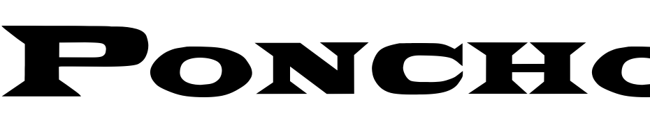 Poncho Via Font Download Free