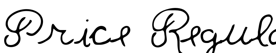 Price Regular Font Download Free