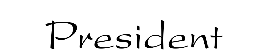 President Font Download Free