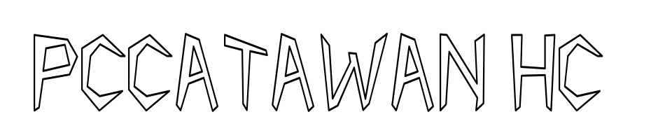 PCCatawan HC Font Download Free