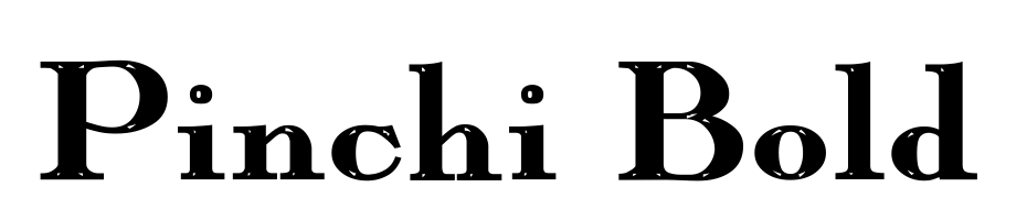 Pinchi Bold Font Download Free