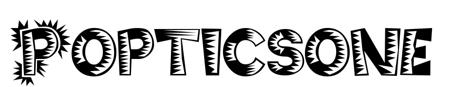 Popticsone Font Download Free