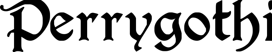 Perry Gothic Regular Font Download Free