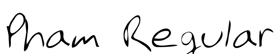 Pham Regular Font Download Free