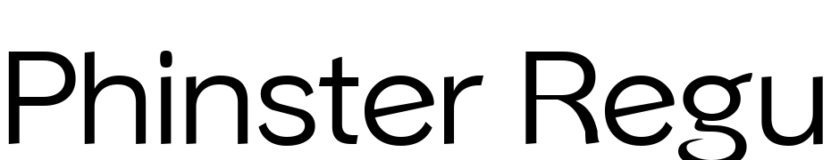 Phinster Regular Font Download Free