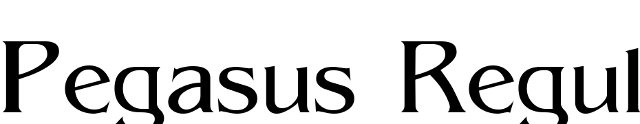 Pegasus Regular Font Download Free
