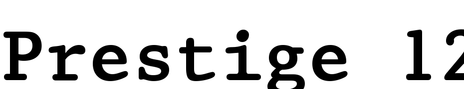 Prestige 12 Pitch Bold BT Font Download Free